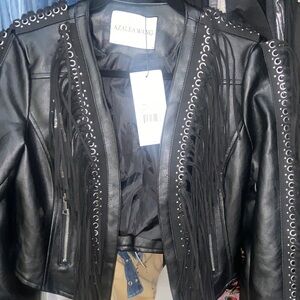 OLIVIER BLACK FRINGE WESTERN JACKET
Azalea Wang NWT!